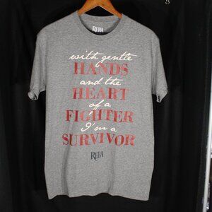 Reba McEntire "With Gentle Hands" fan apparel "I'm a Survivor" T-Shirt - Size M